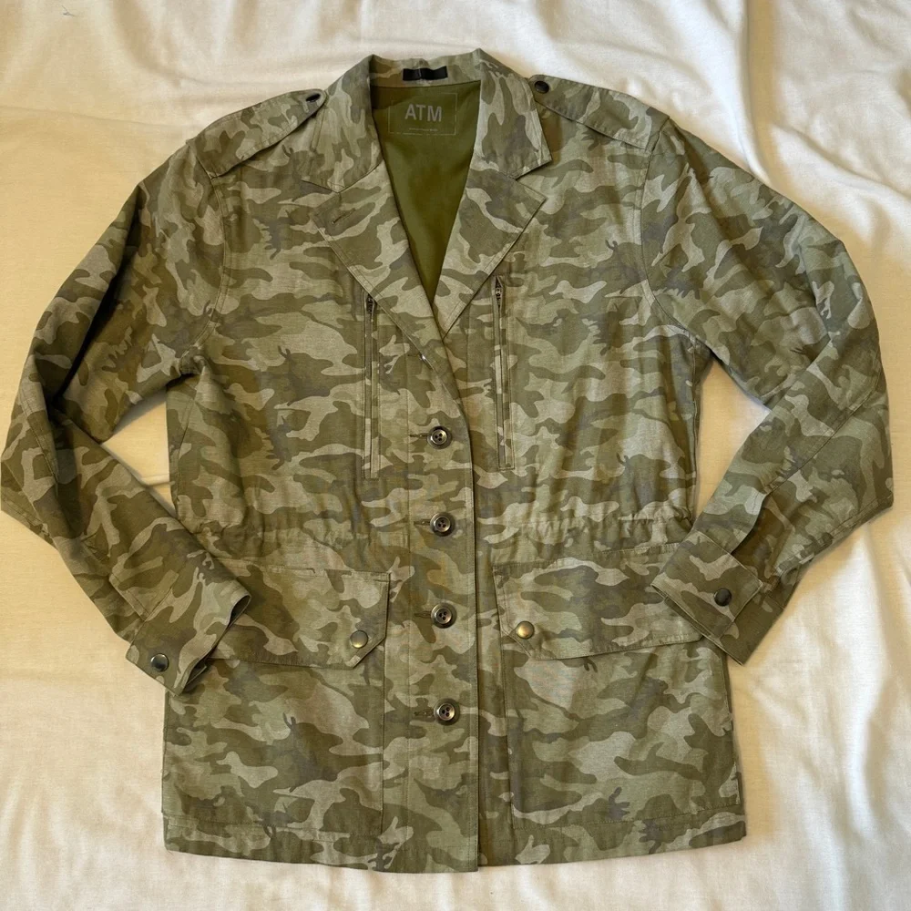 ATM Medium Camo Field Jacket Utility Military Camouflage ~Anthony Thomas Melinno